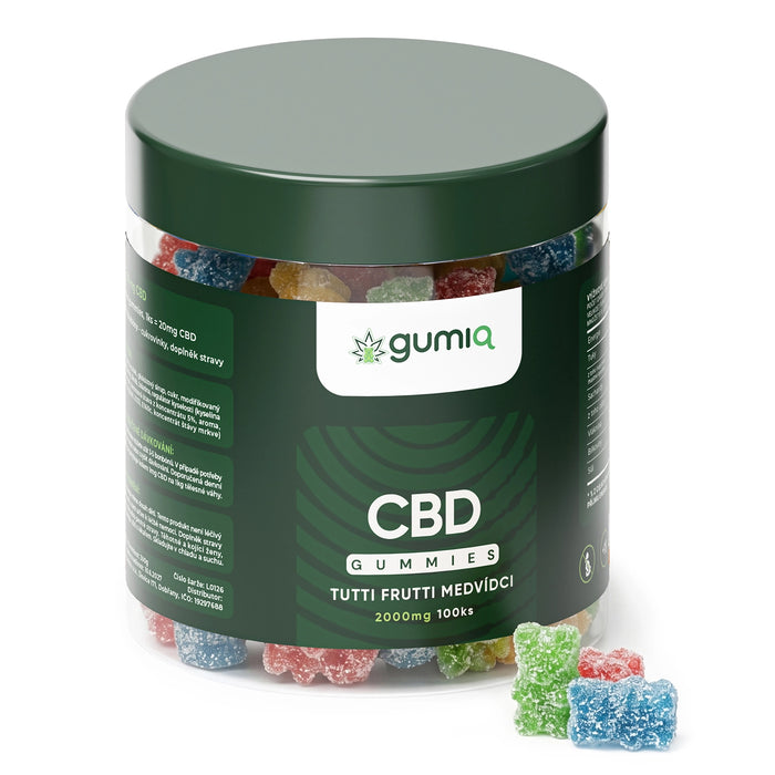 CBD Tutti Frutti Medvídci 100ks (2000mg)