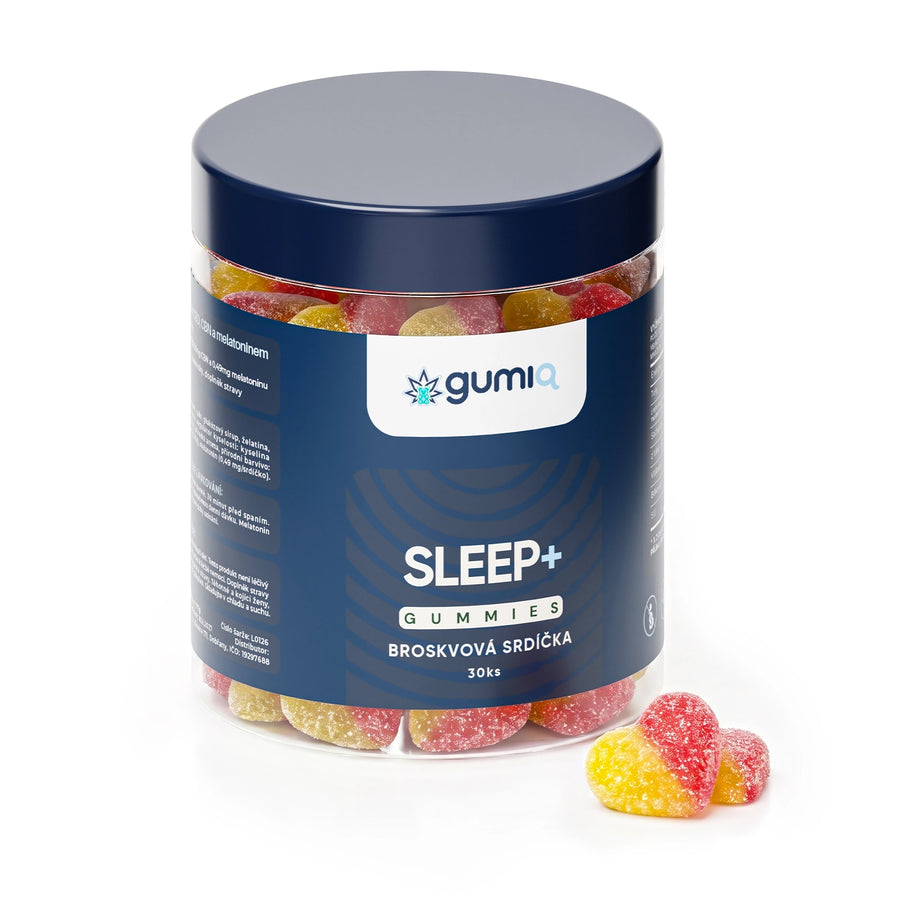 SLEEP+ Broskvová Srdíčka 30ks